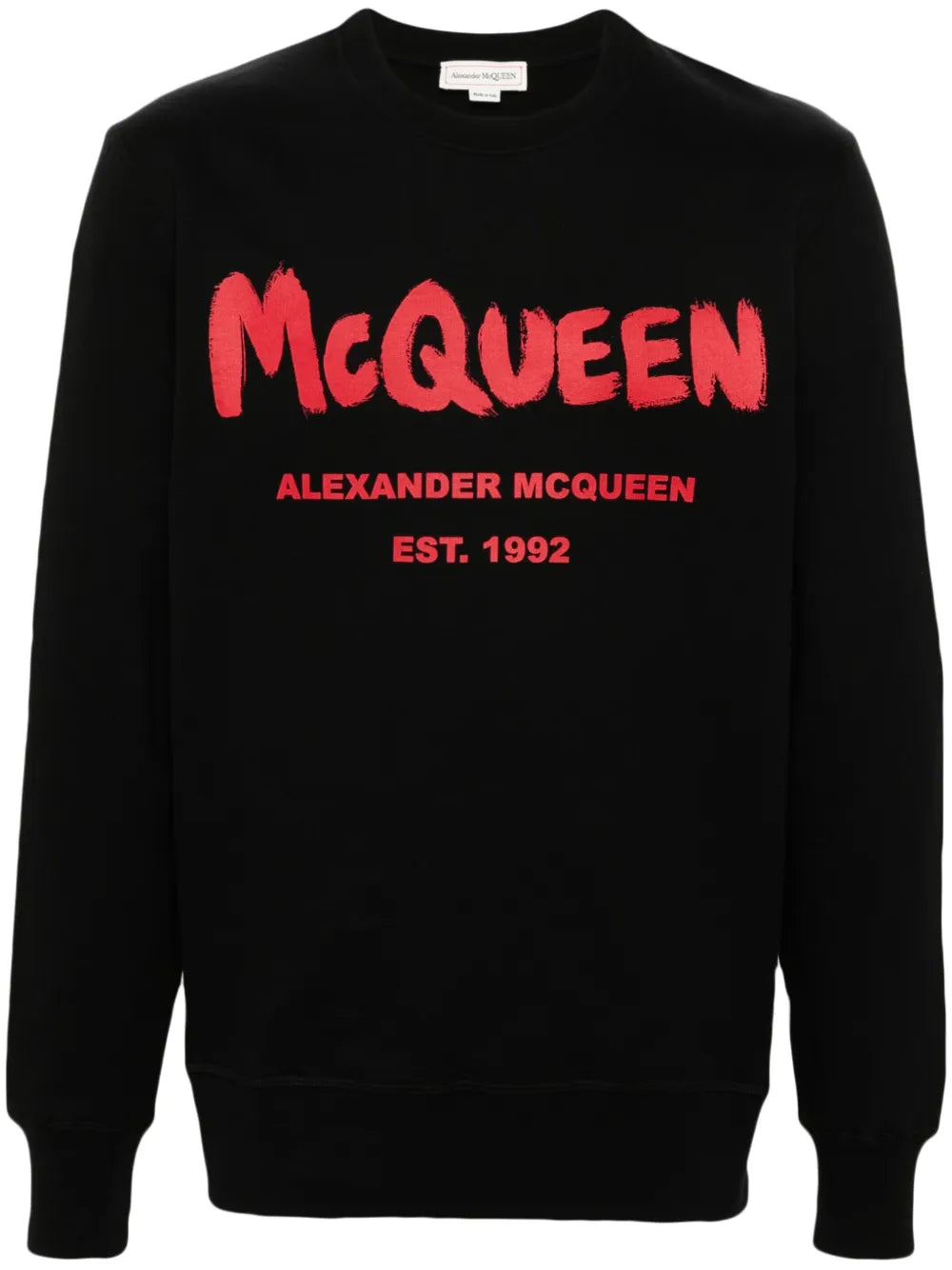 Alexander McQueen  logo-print cotton sweatshirt