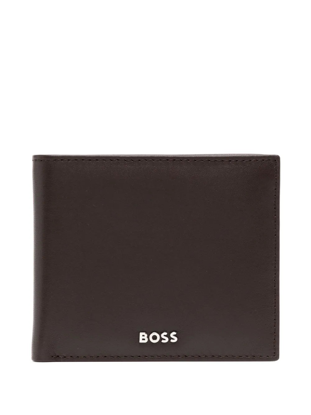 BOSS  logo-lettering bi-fold wallet
