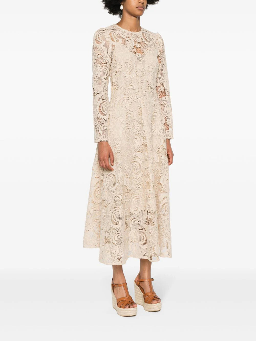 ZIMMERMANN  Waverly lace midi dress