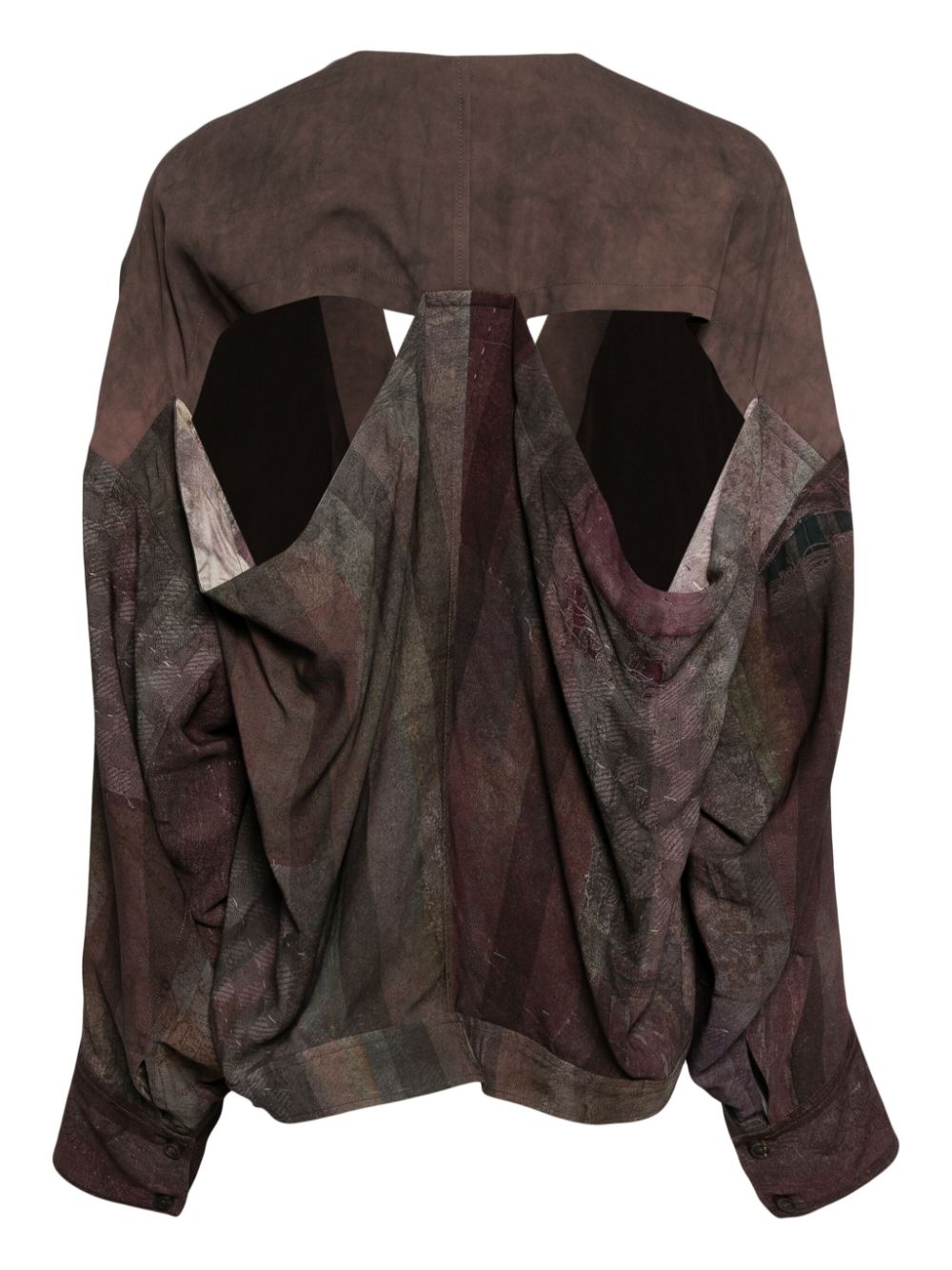 Ziggy Chen  cut-out panelled jacket