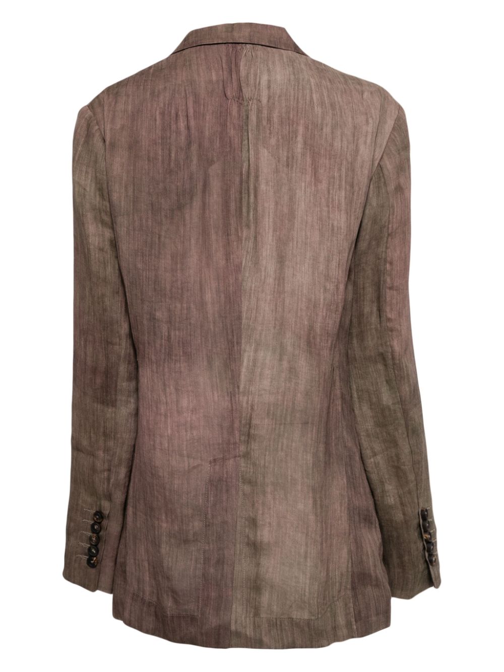 Ziggy Chen  faded-effect single-breasted blazer