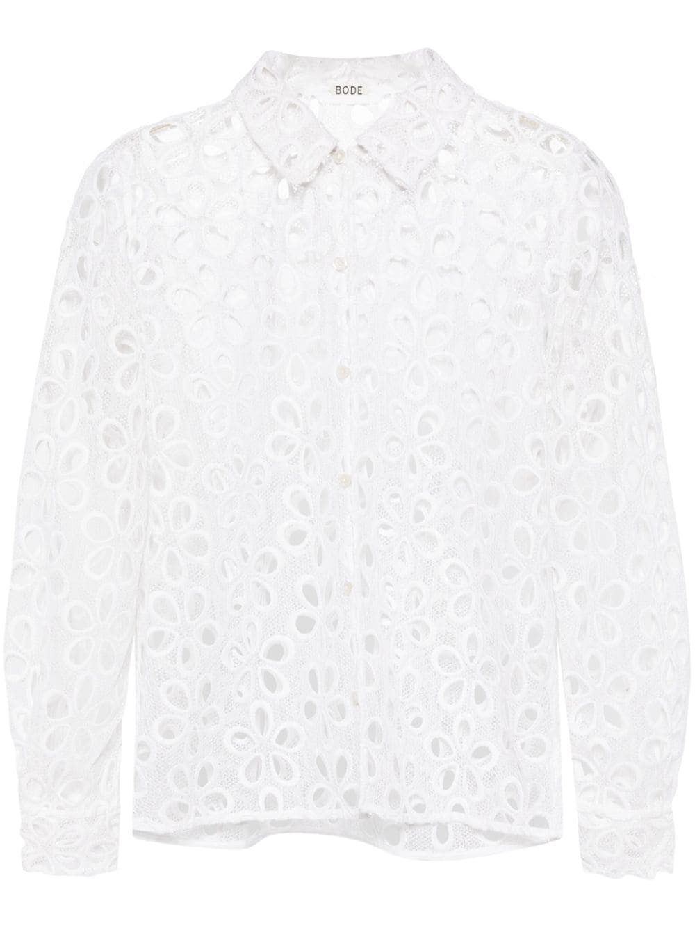 BODE  Primrose Lace cotton shirt