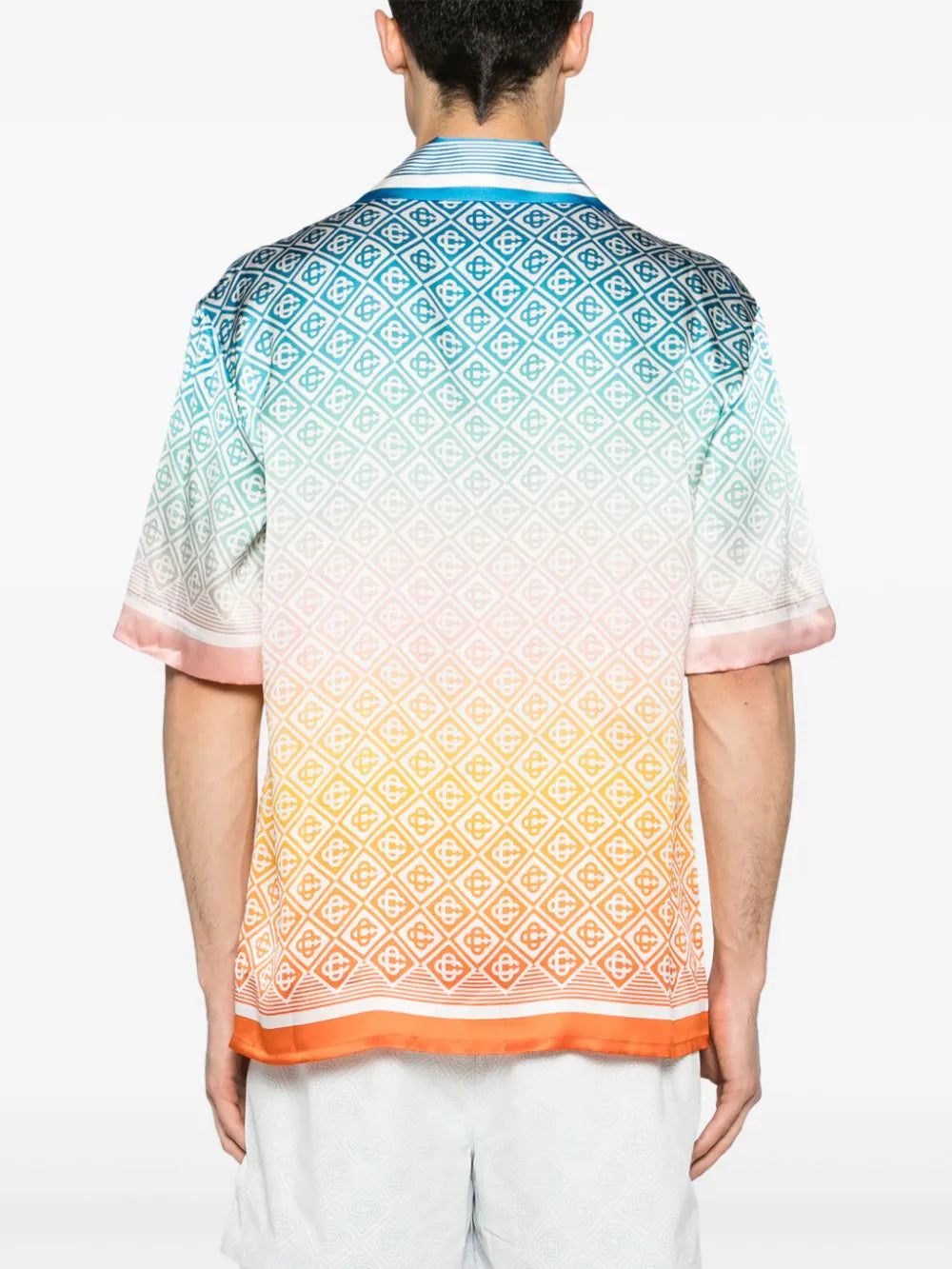 Casablanca Diamond Monogram silk shirt