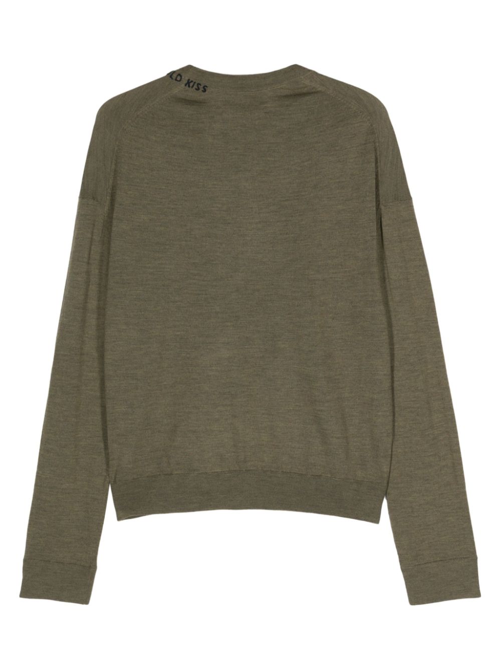 Zadig&Voltaire slogan-embroidered wool jumper