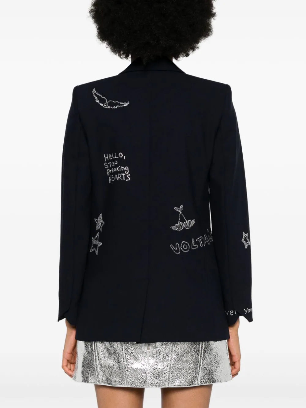 Zadig&Voltaire  crystal-embellished blazer