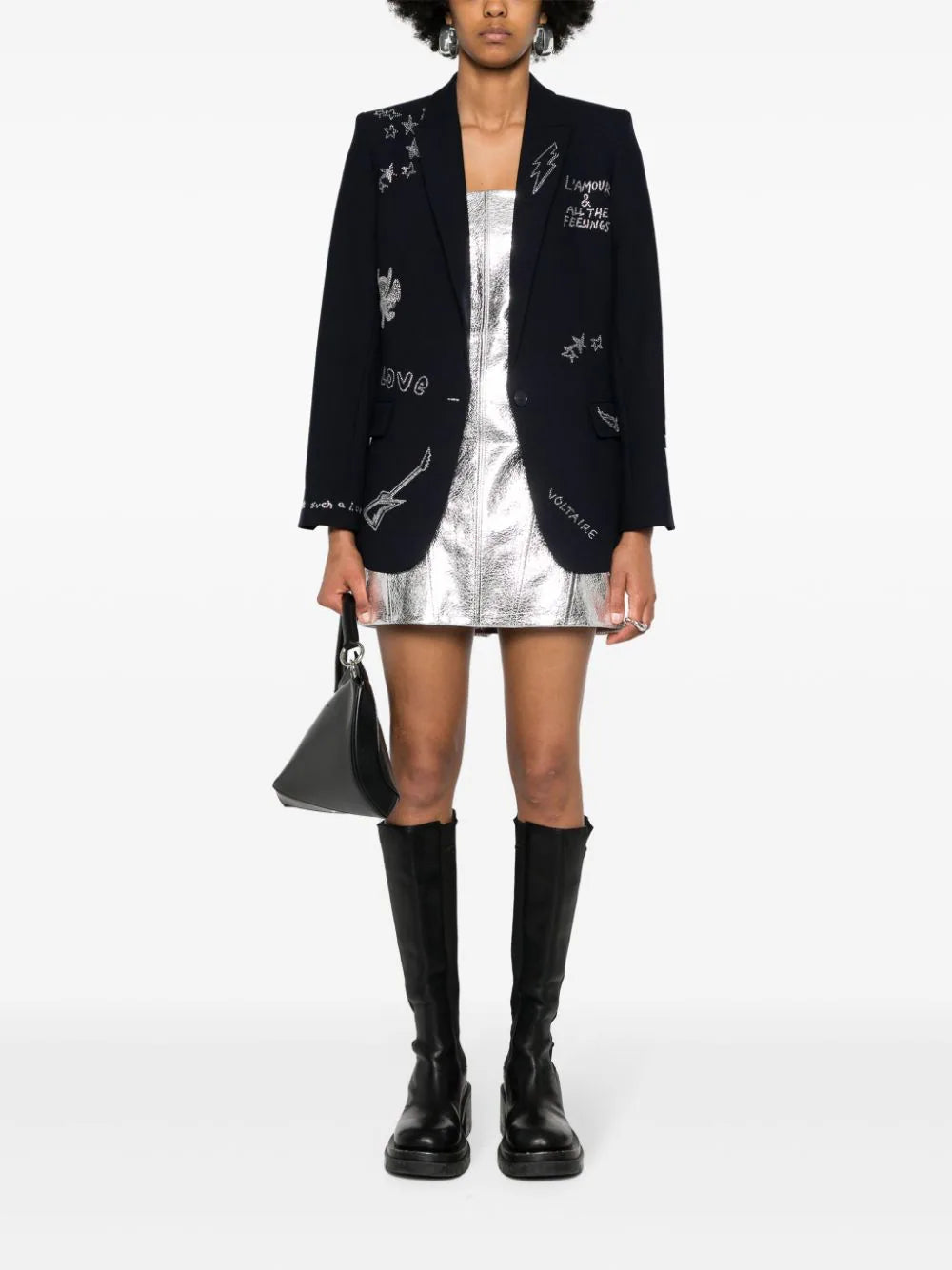 Zadig&Voltaire  crystal-embellished blazer