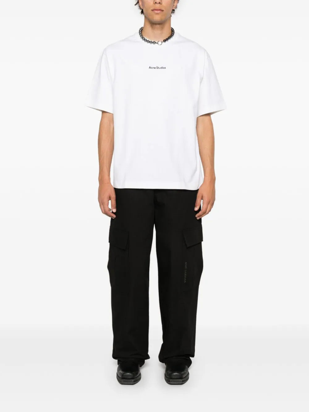 Acne Studios  logo-print cotton T-shirt