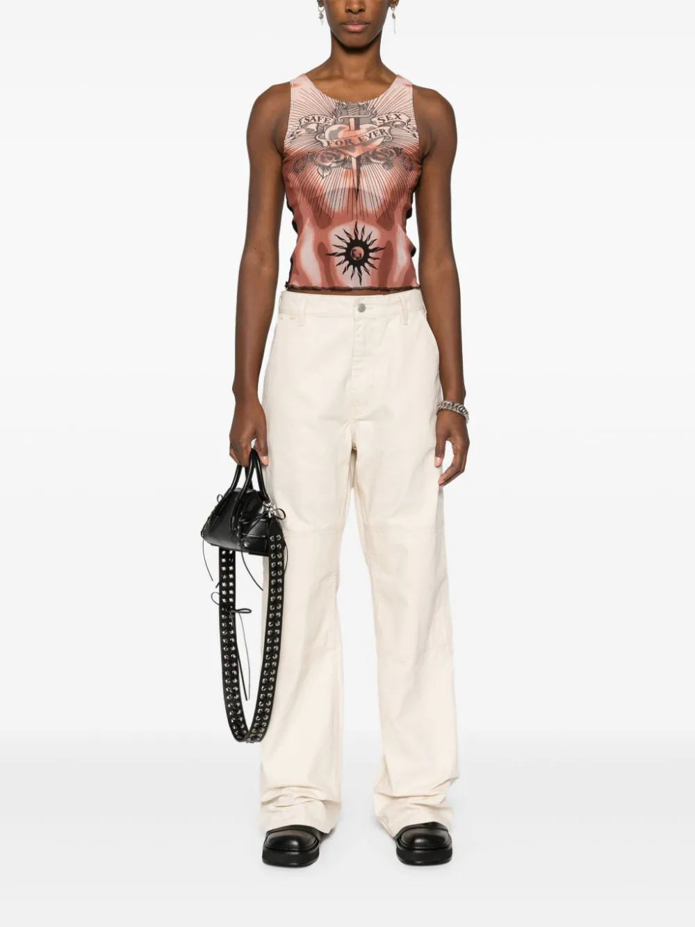 Acne Studios  Patch canvas straight trousers