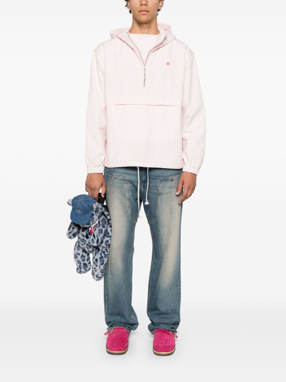 Acne Studios face-patch hooded jacket