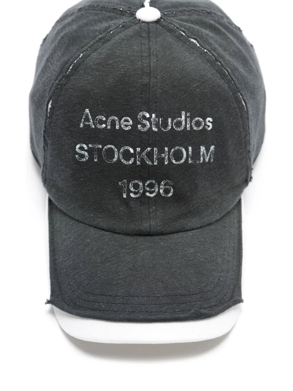 Acne Studios logo-stamp baseball cap