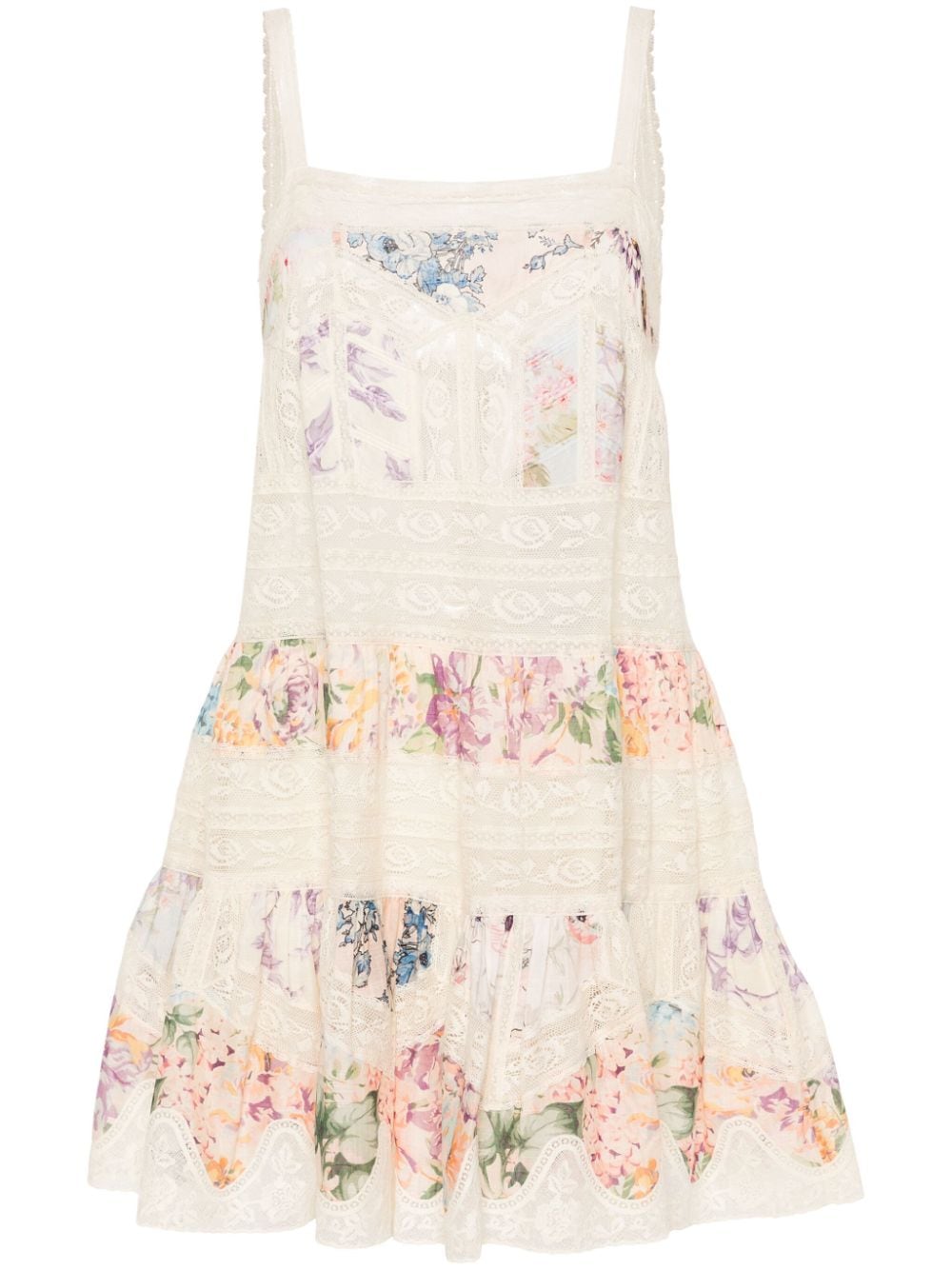 ZIMMERMANN  Halliday Lace Trim cotton dress