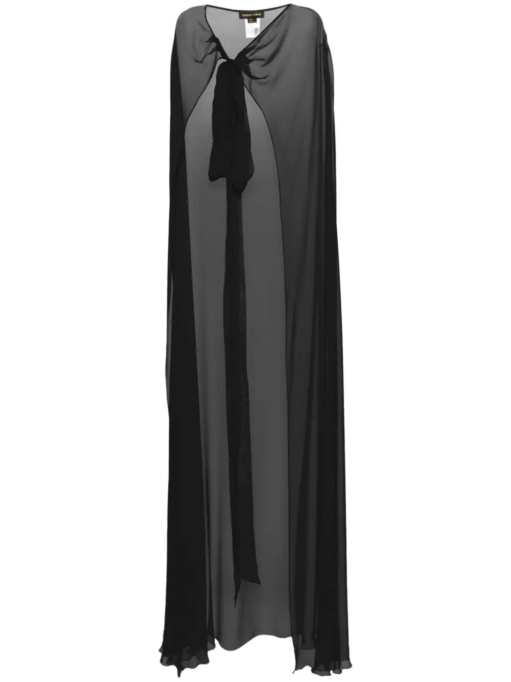 Zuhair Murad silk-chiffon cape