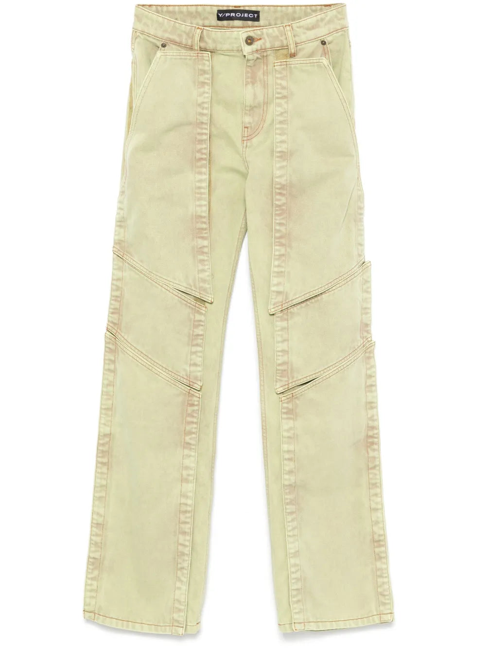 Y/Project  panelled straight jeans