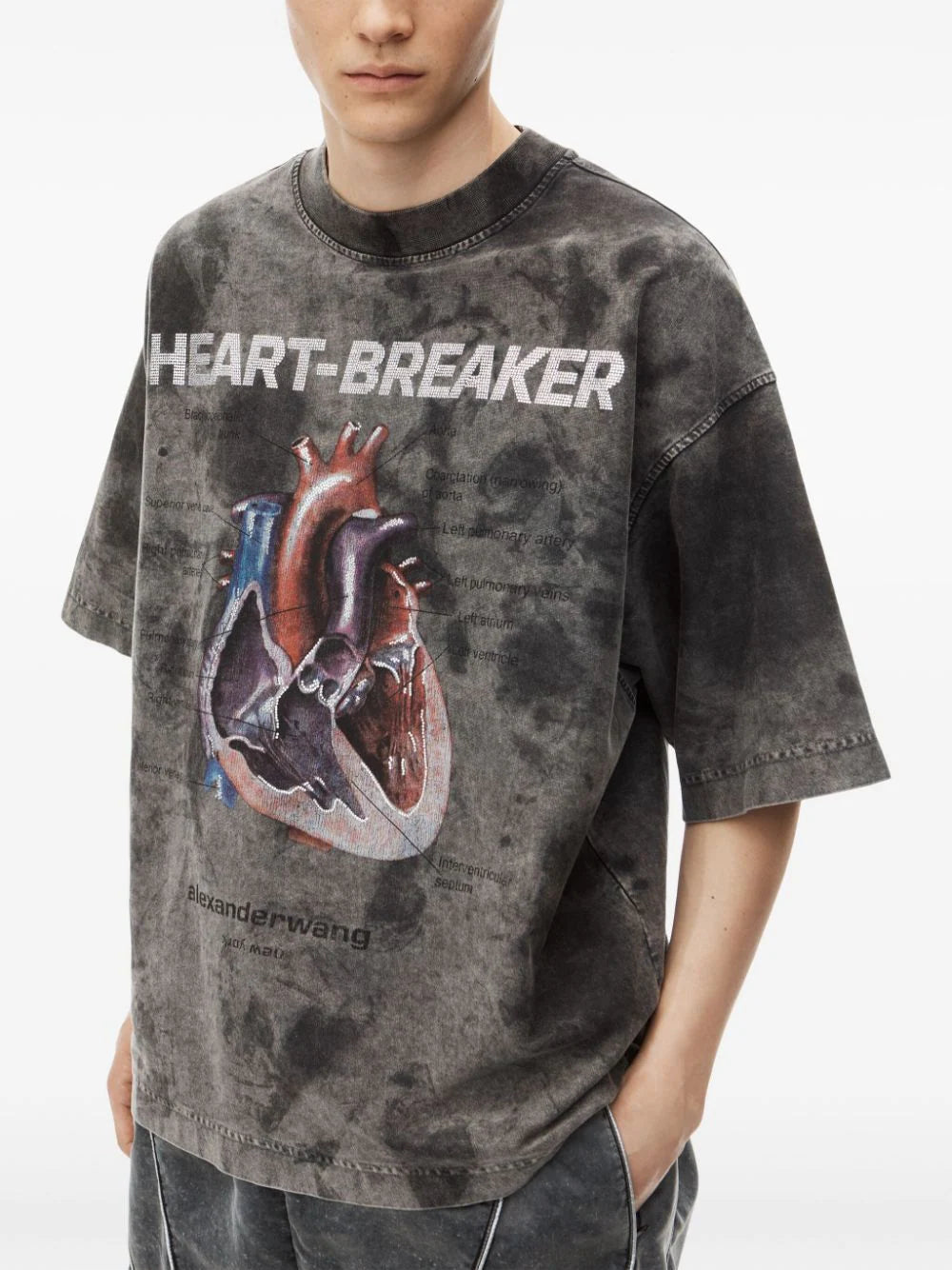 Alexander Wang  Heartbreaker graphic-print cotton T-shirt