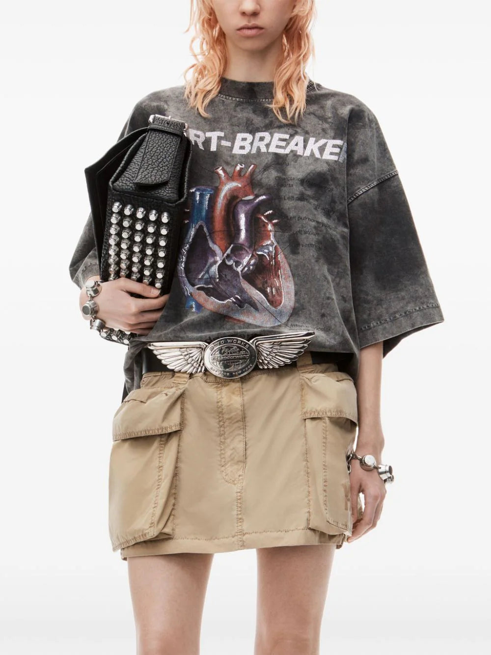 Alexander Wang  Heartbreaker graphic-print cotton T-shirt