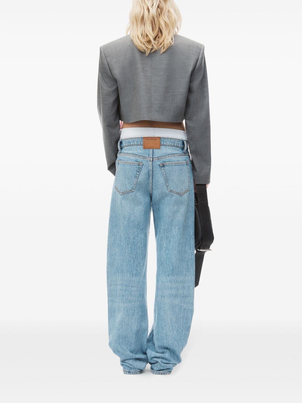 Alexander Wang layered cropped blazer - Image 3