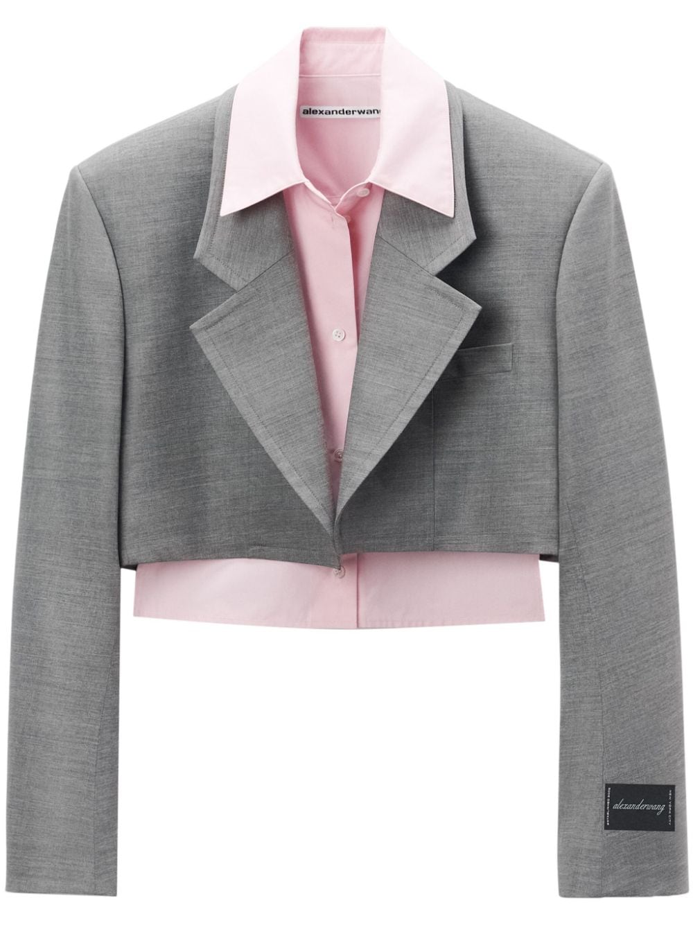 Alexander Wang layered cropped blazer