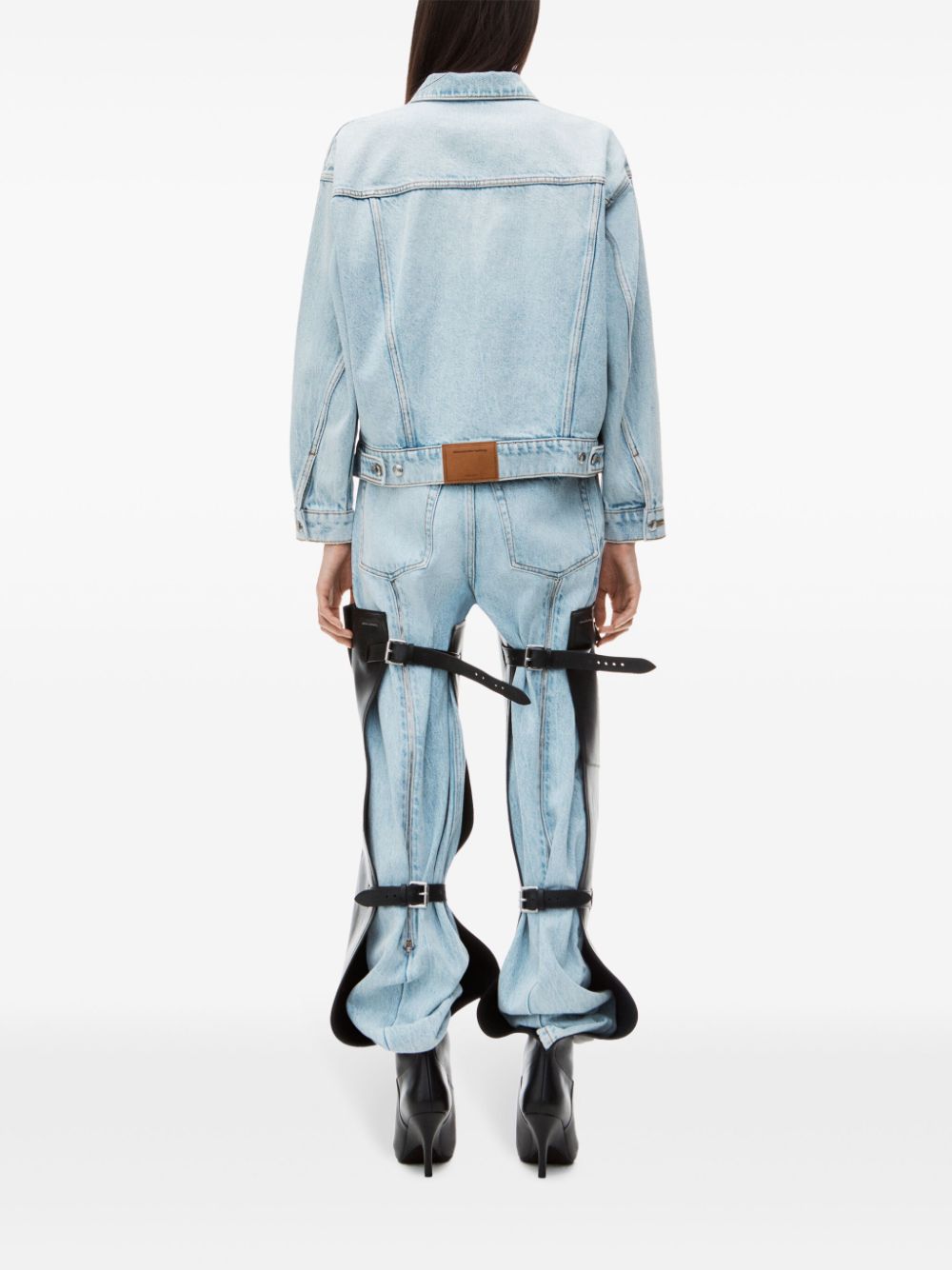 Alexander Wang zip-sleeved denim jacket