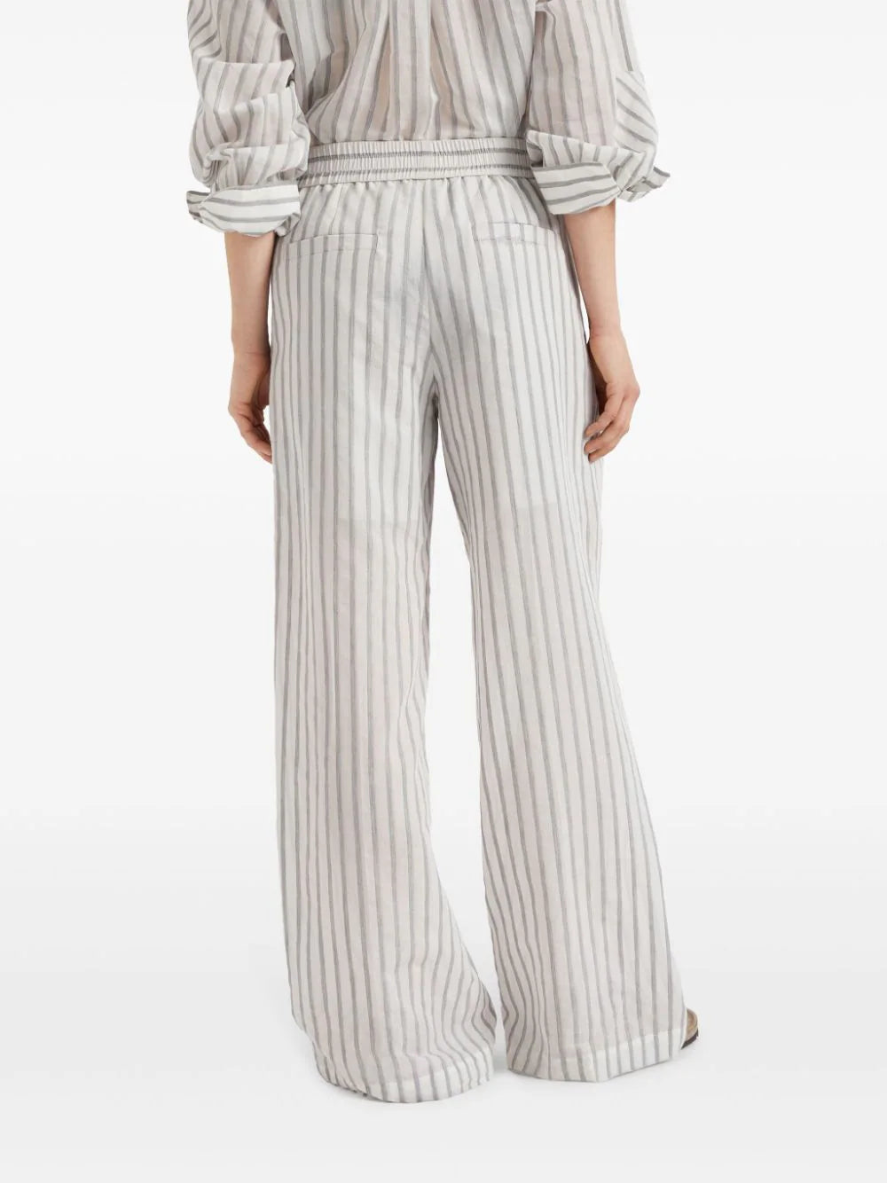 Brunello Cucinelli  striped pattern trousers