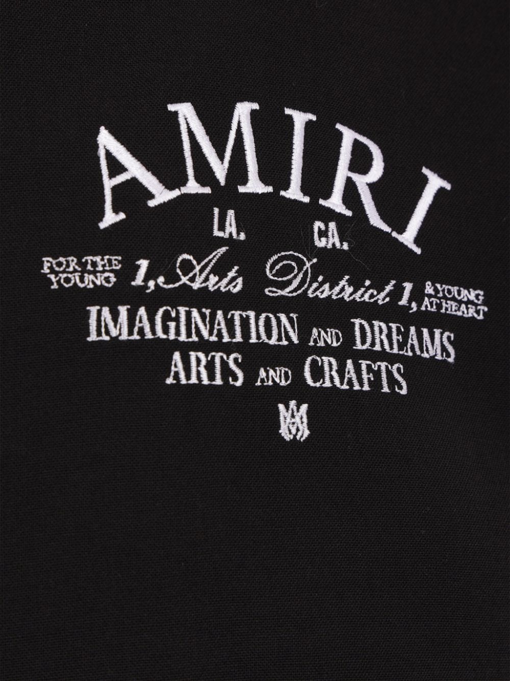 AMIRI Arts District logo-embroidered jacket