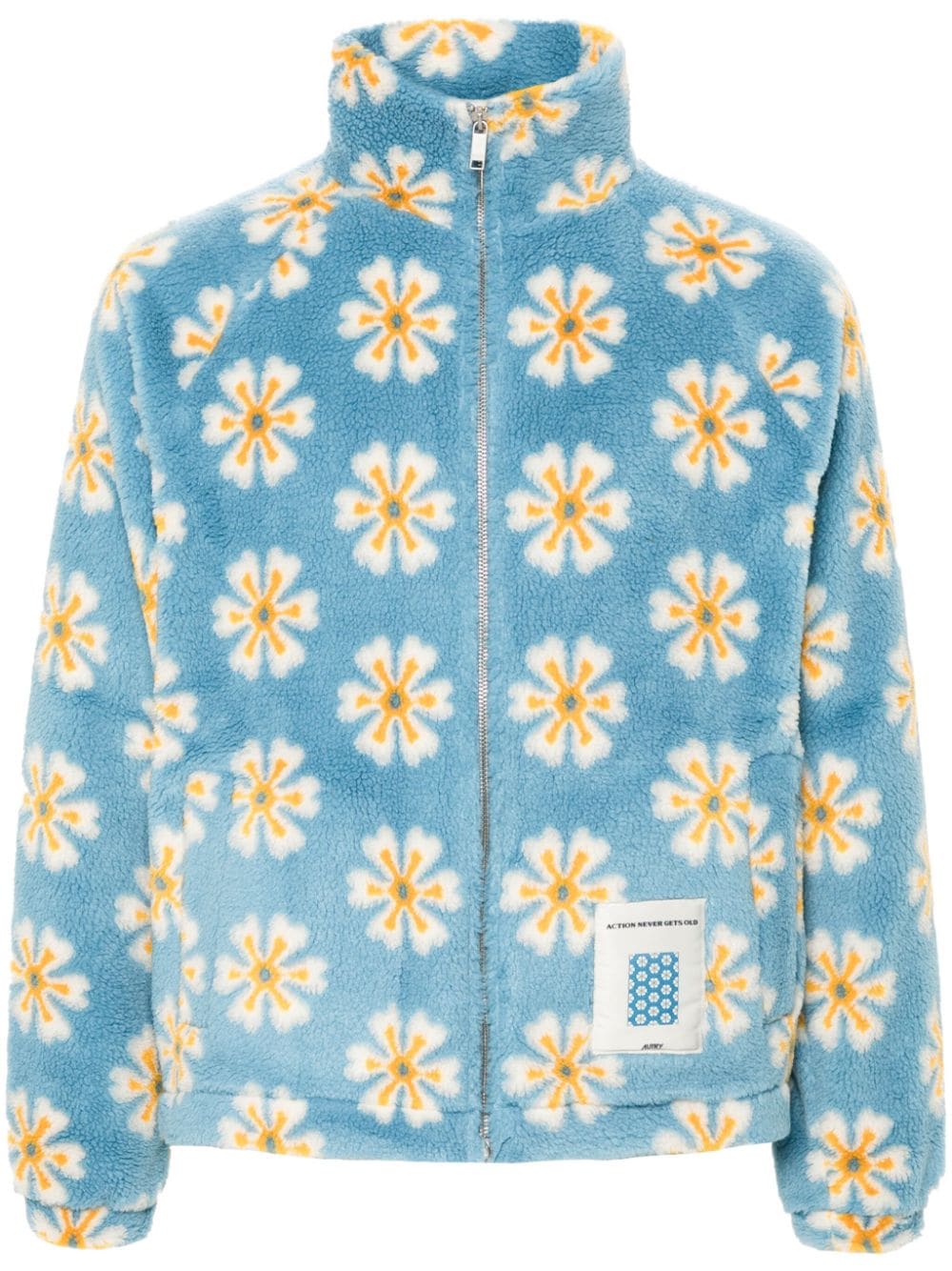 Autry  floral-print bomber jacket