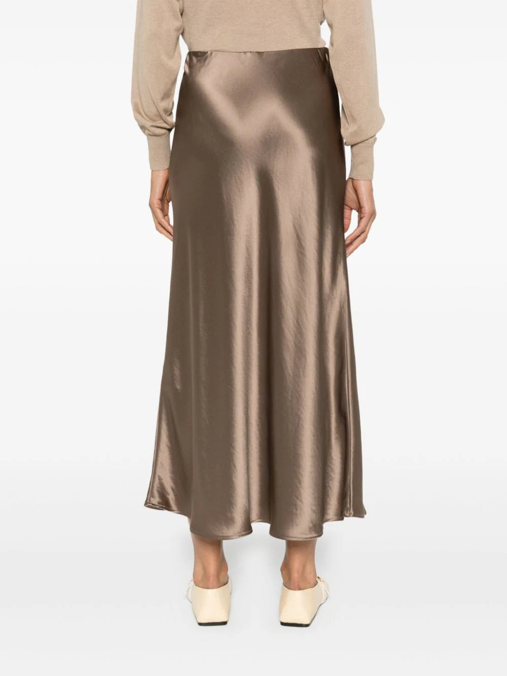 By Malene Birger  Boshan satin midi skirt