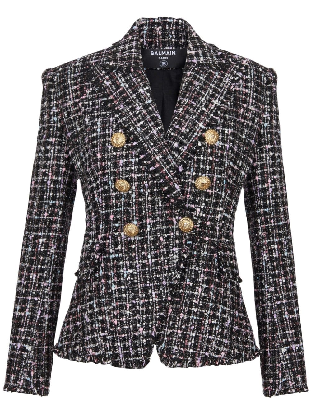 Balmain  double-breasted tweed blazer