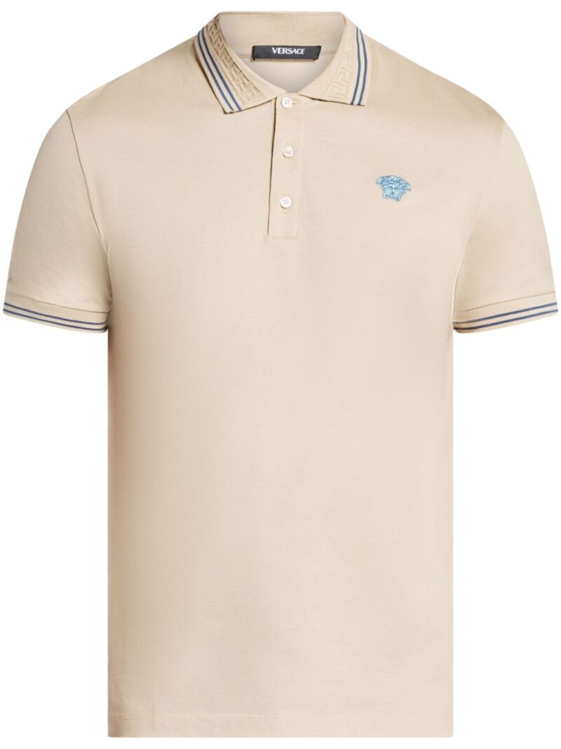 Versace  Medusa cotton polo shirt
