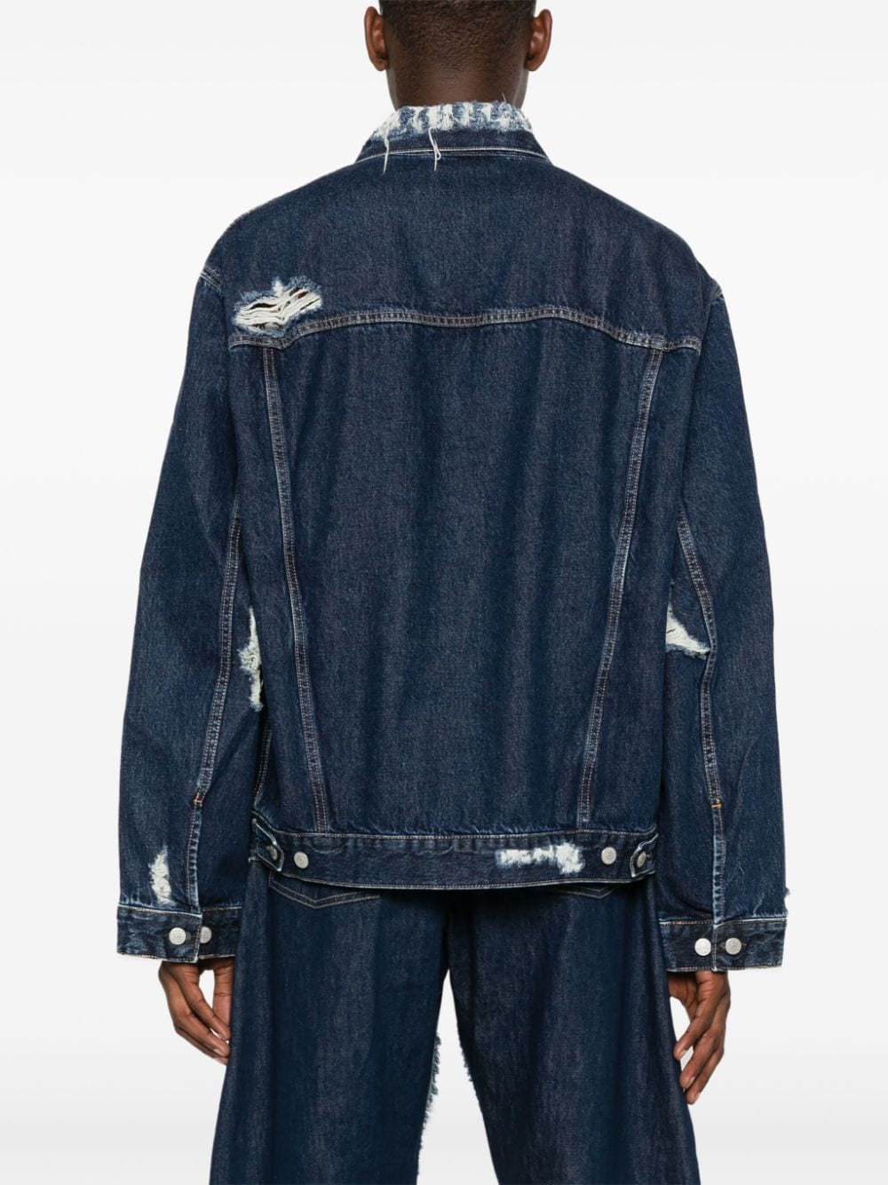 Acne Studios distressed denim jacket