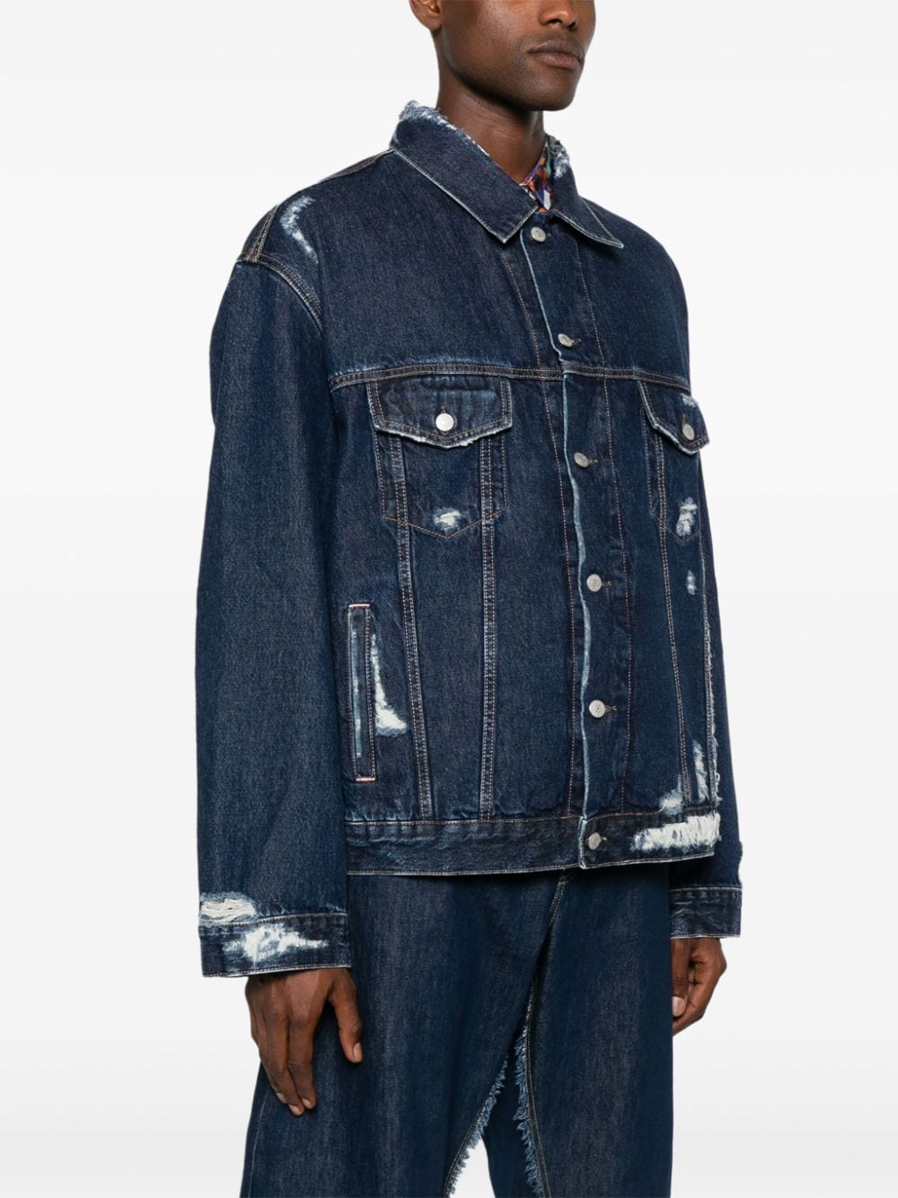Acne Studios distressed denim jacket