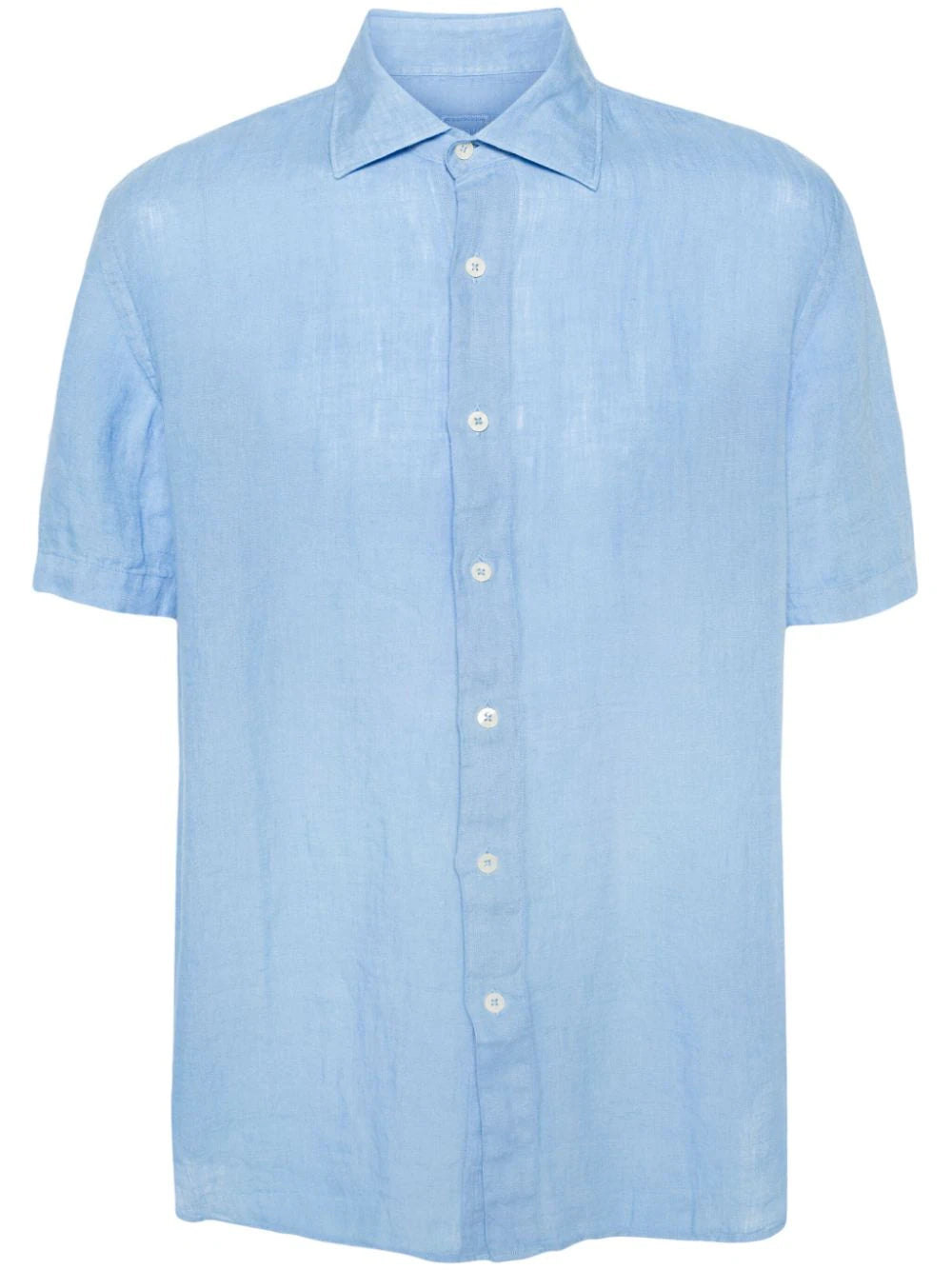 120% Lino  short-sleeve linen shirt