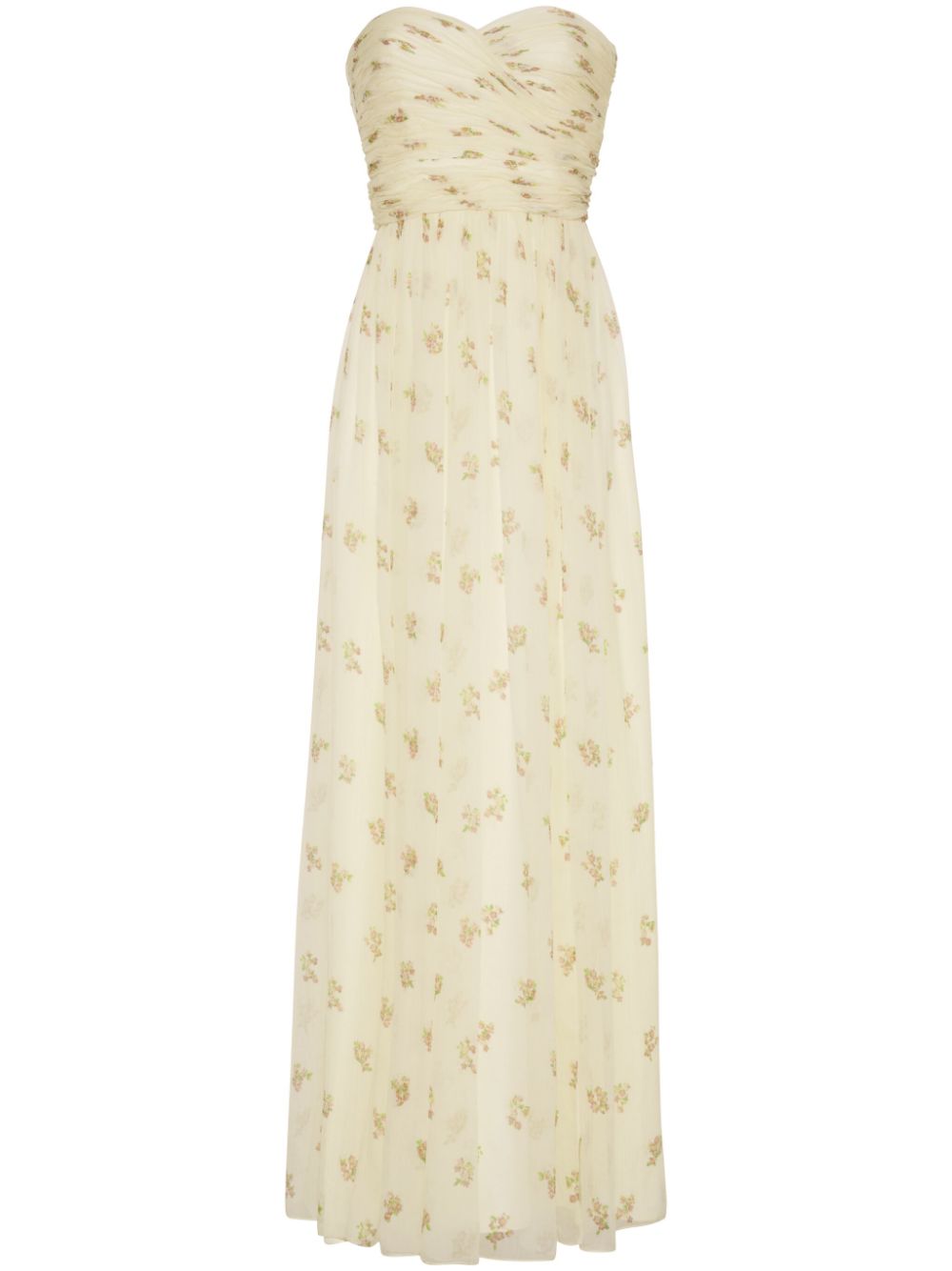 Adam Lippes  Estelle silk-crepon strapless dress