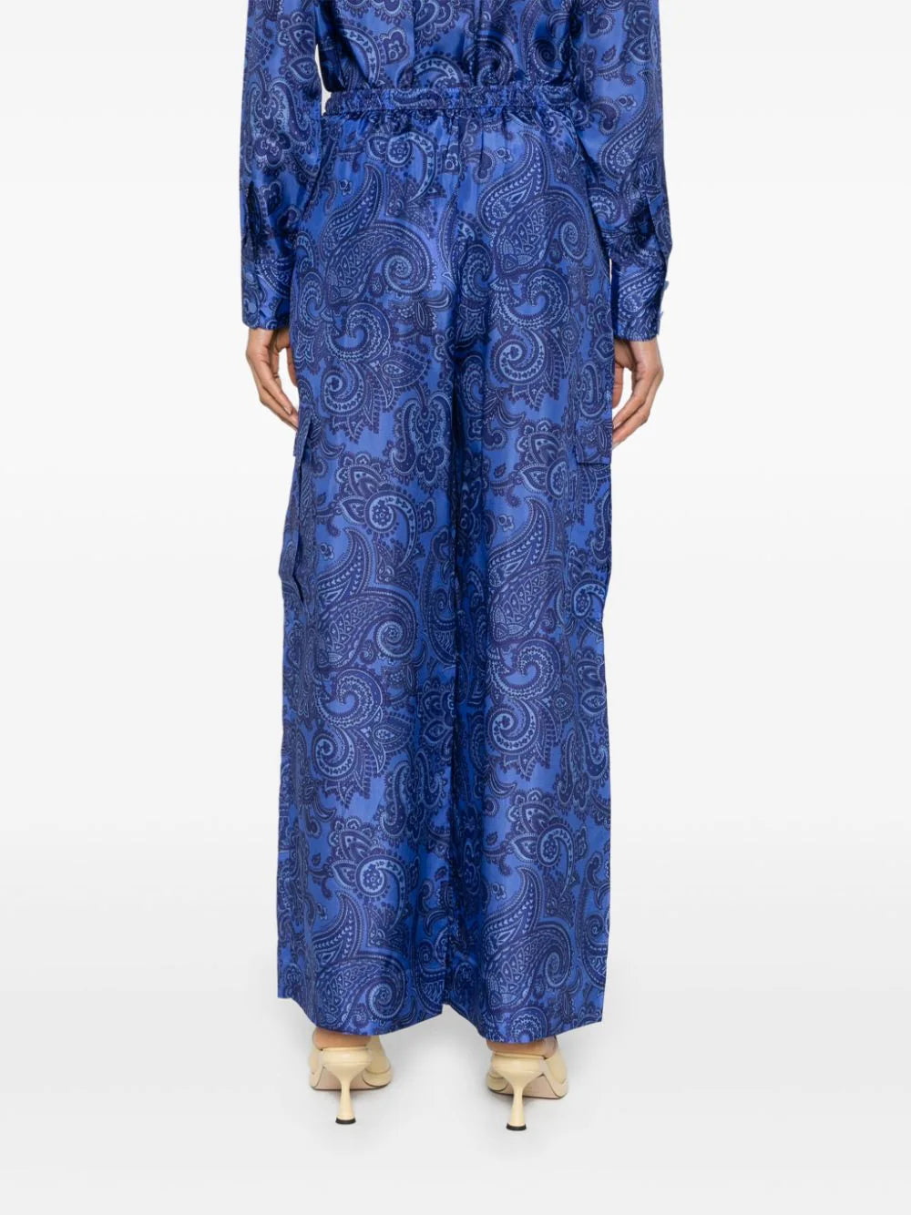 ZIMMERMANN  Ottie silk palazzo trousers