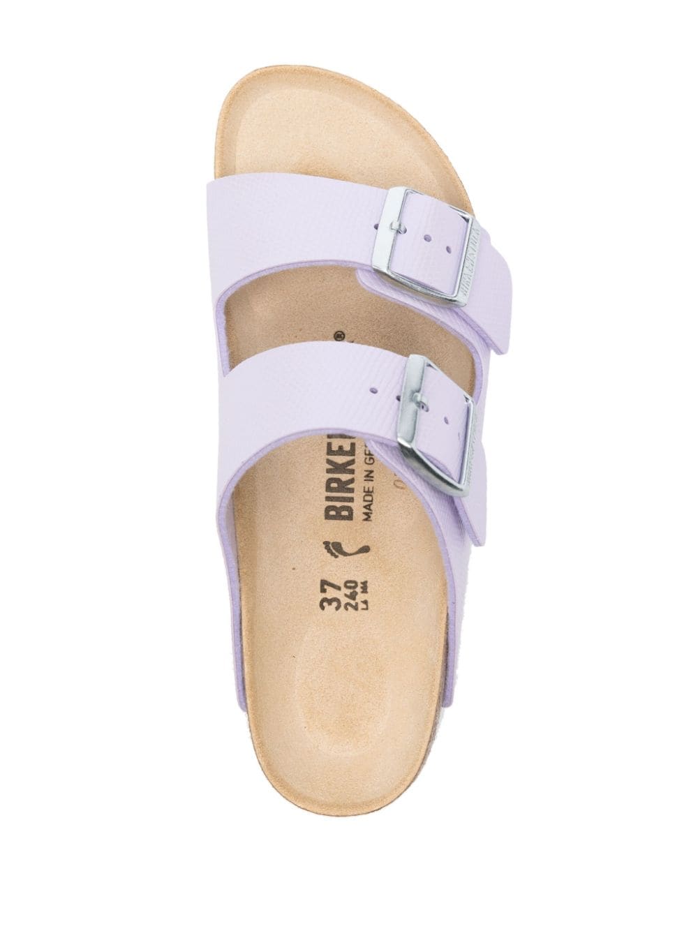 Birkenstock Arizona logo-buckle slides