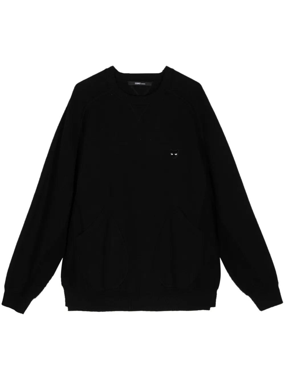 ZZERO BY SONGZIO  Panther cotton sweatshirt
