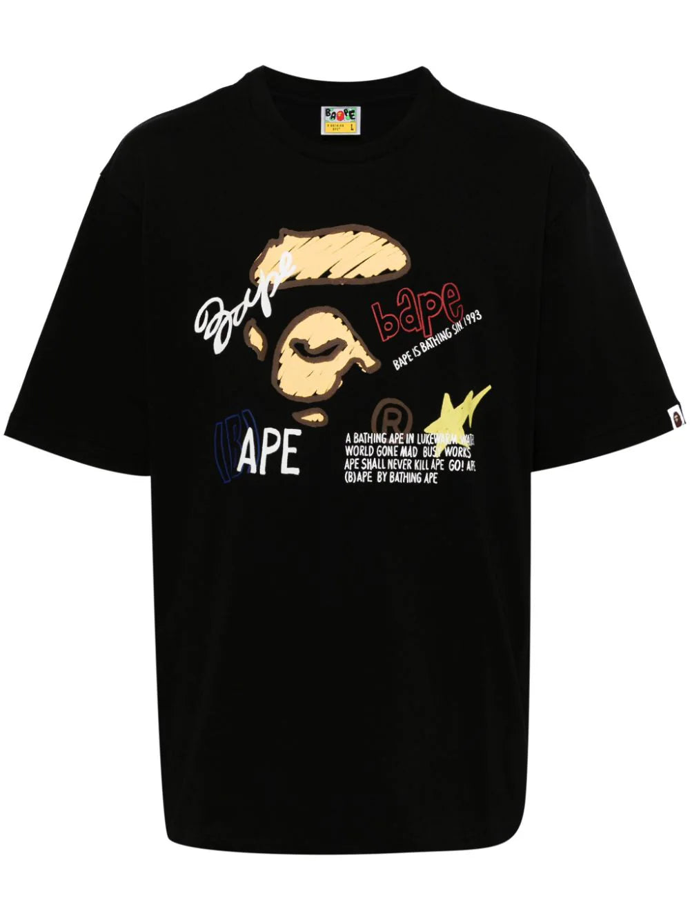 A BATHING APE®  graphic-print cotton T-shirt