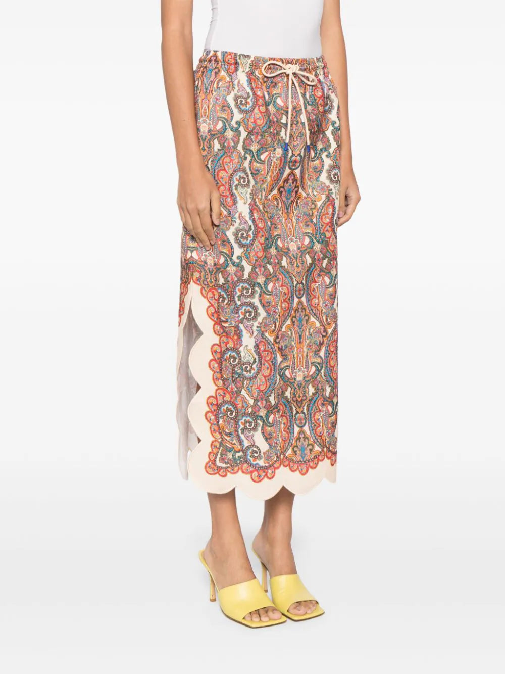 ZIMMERMANN Ottie midi skirt