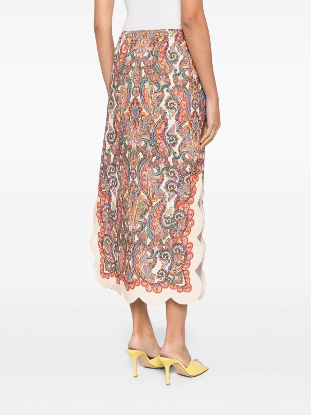 ZIMMERMANN Ottie midi skirt