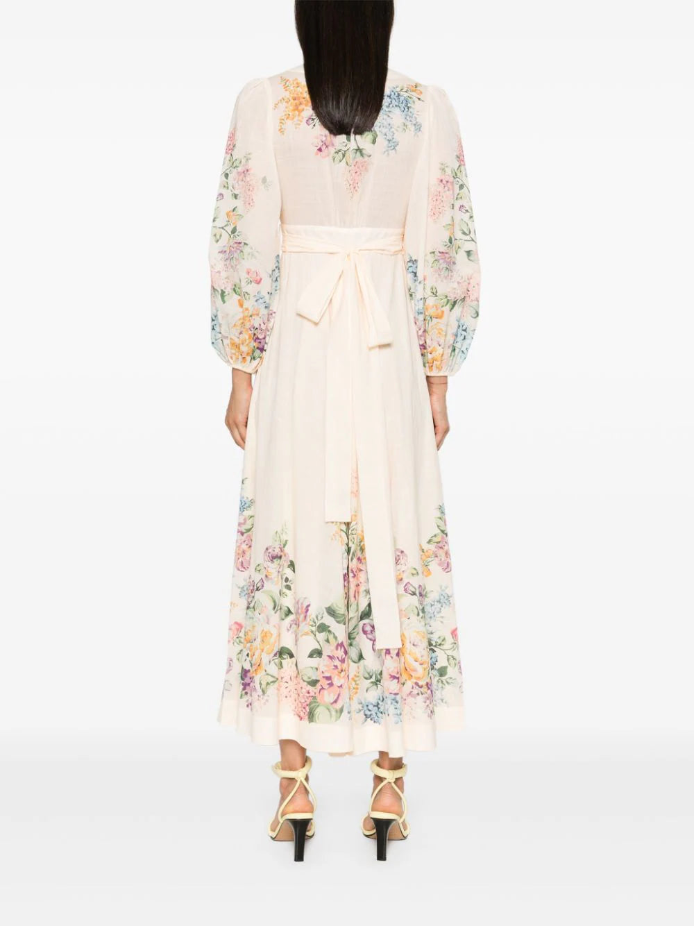 ZIMMERMANN  Halliday floral midi wrap dress