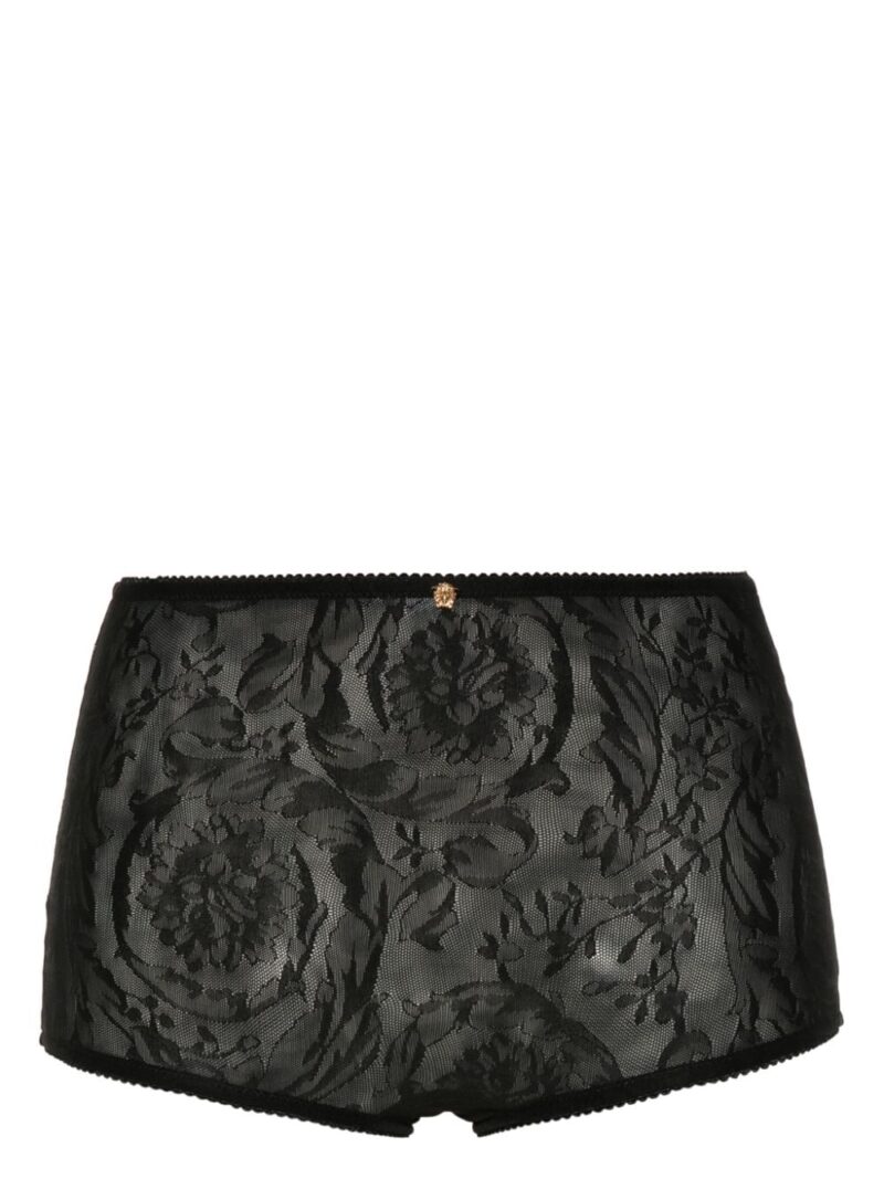 Versace  patterned-jacquard briefs