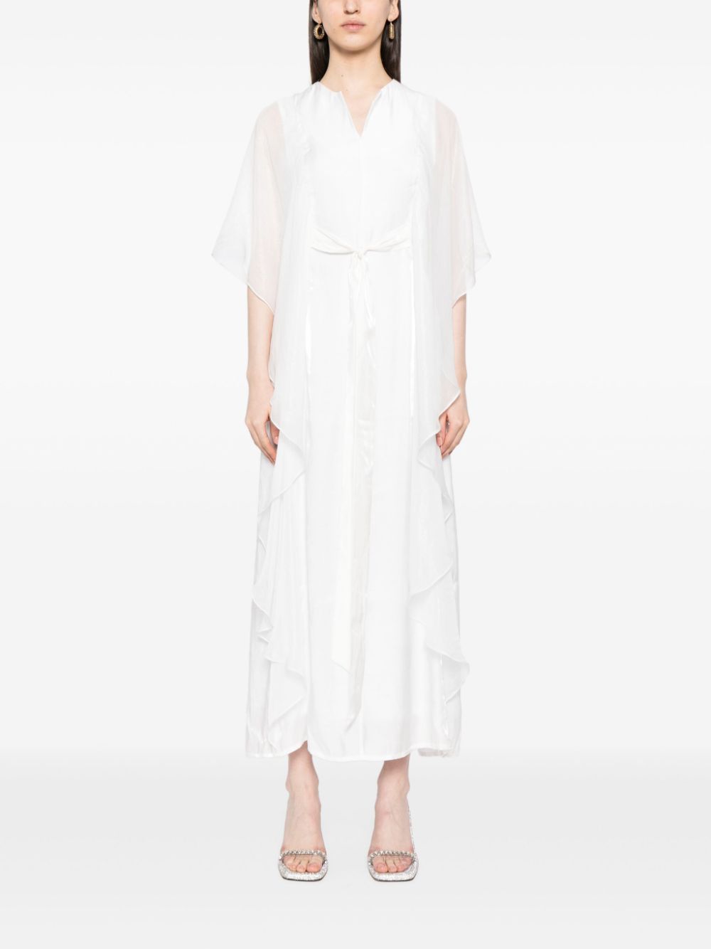 Baruni  Nayeli draped kaftan dress