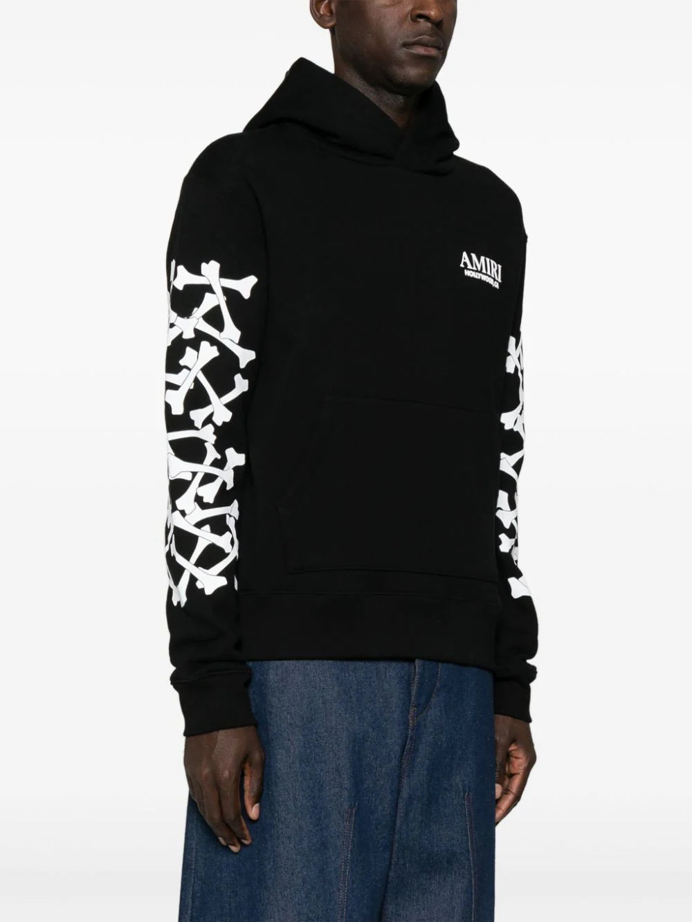 AMIRI Bones Stacked lyocell hoodie - Image 3