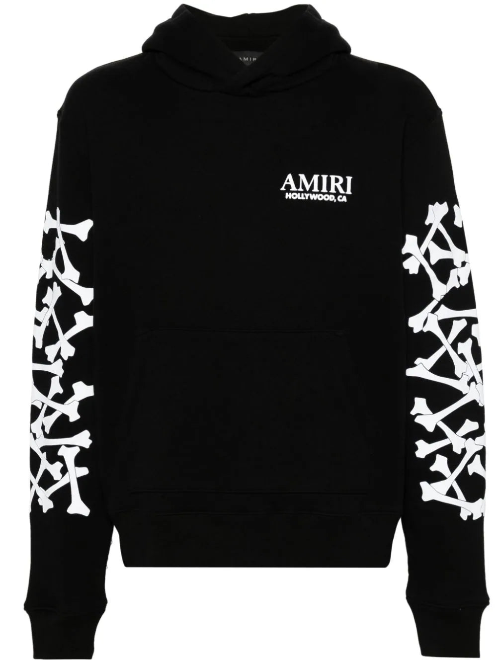 AMIRI  Bones Stacked lyocell hoodie