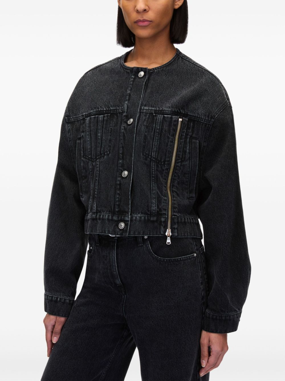 3.1 Phillip Lim logo-patch cotton jacket