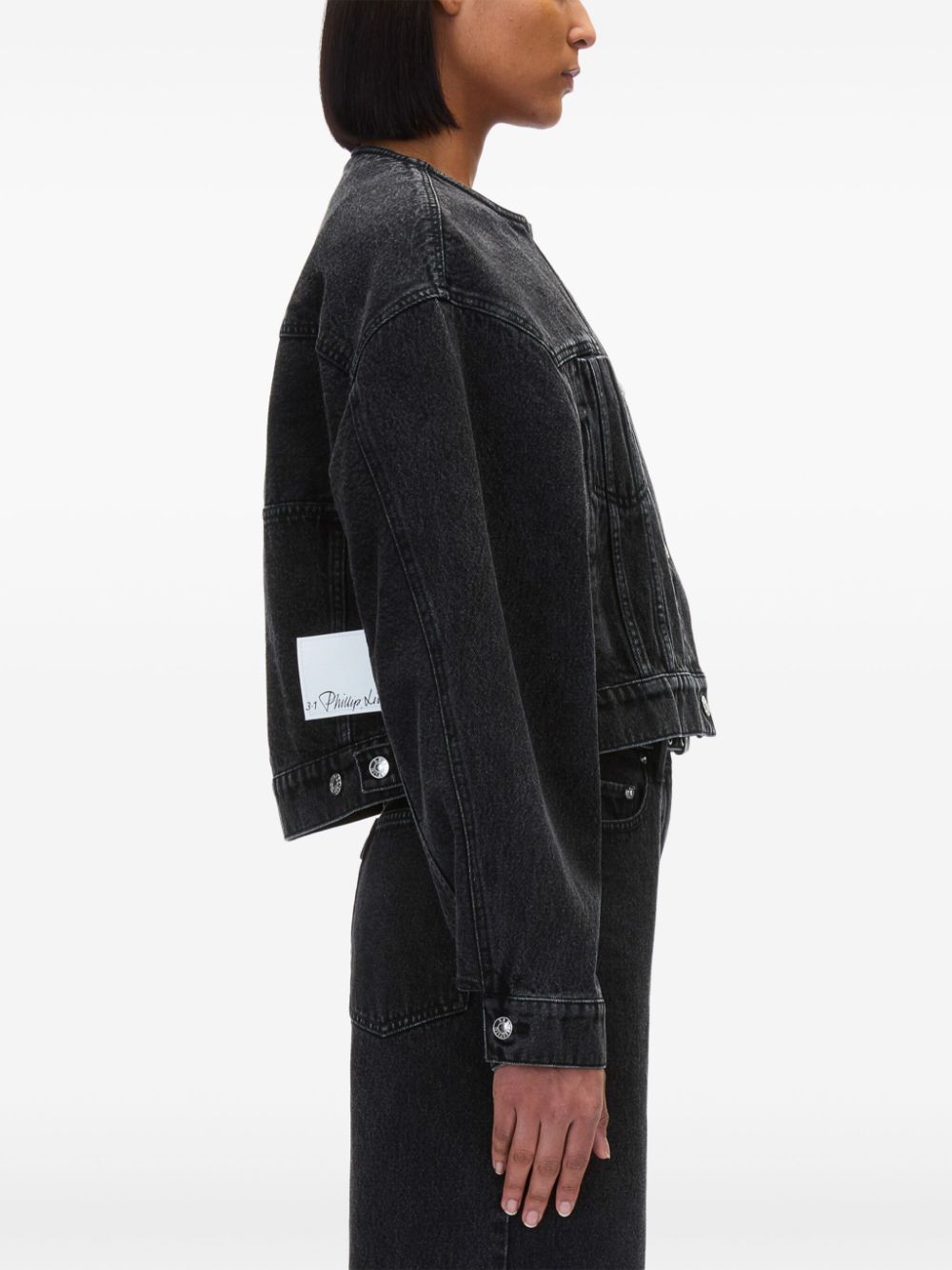 3.1 Phillip Lim logo-patch cotton jacket