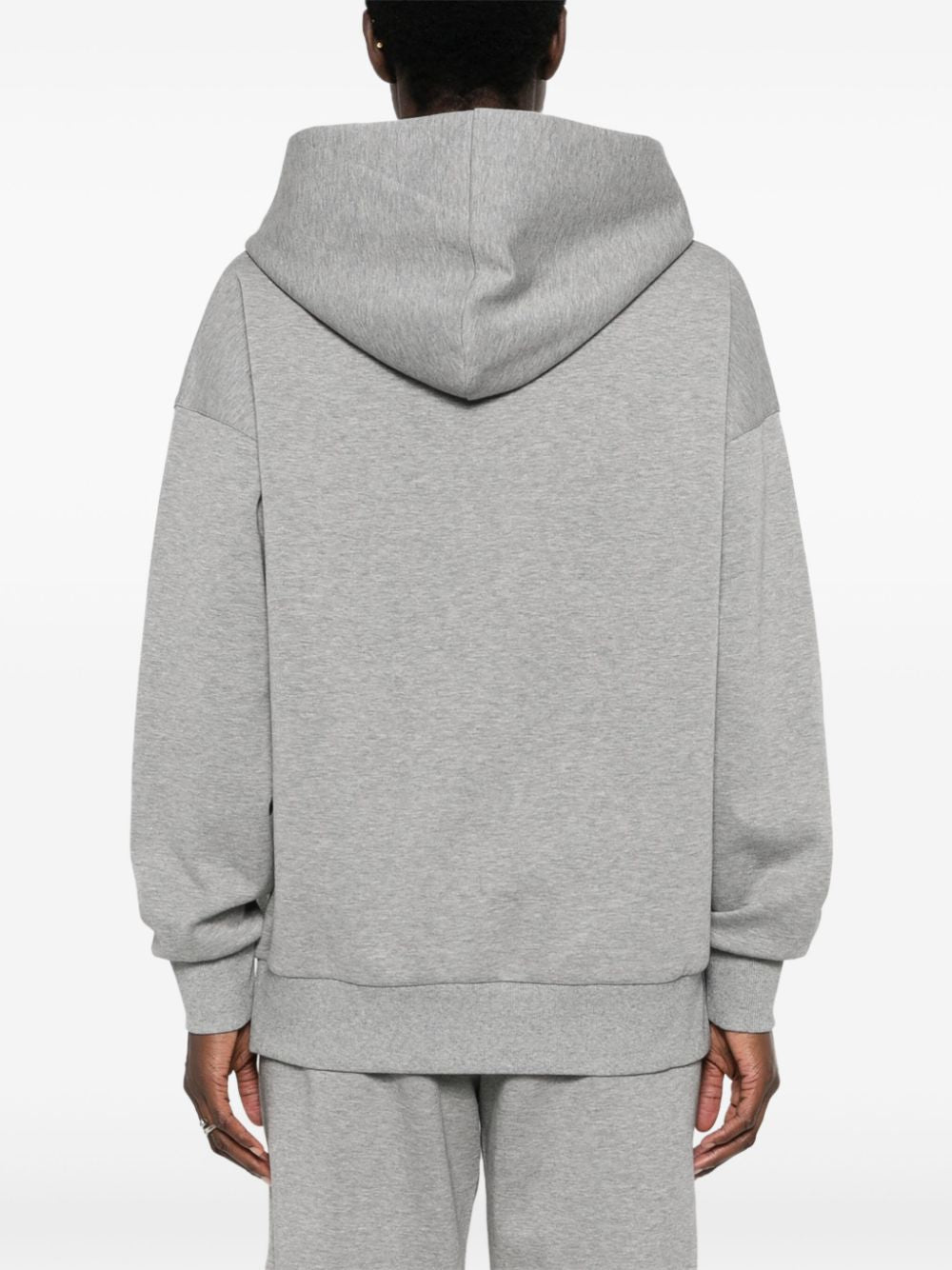 'S Max Mara  logo-embroidered mélange hoodie