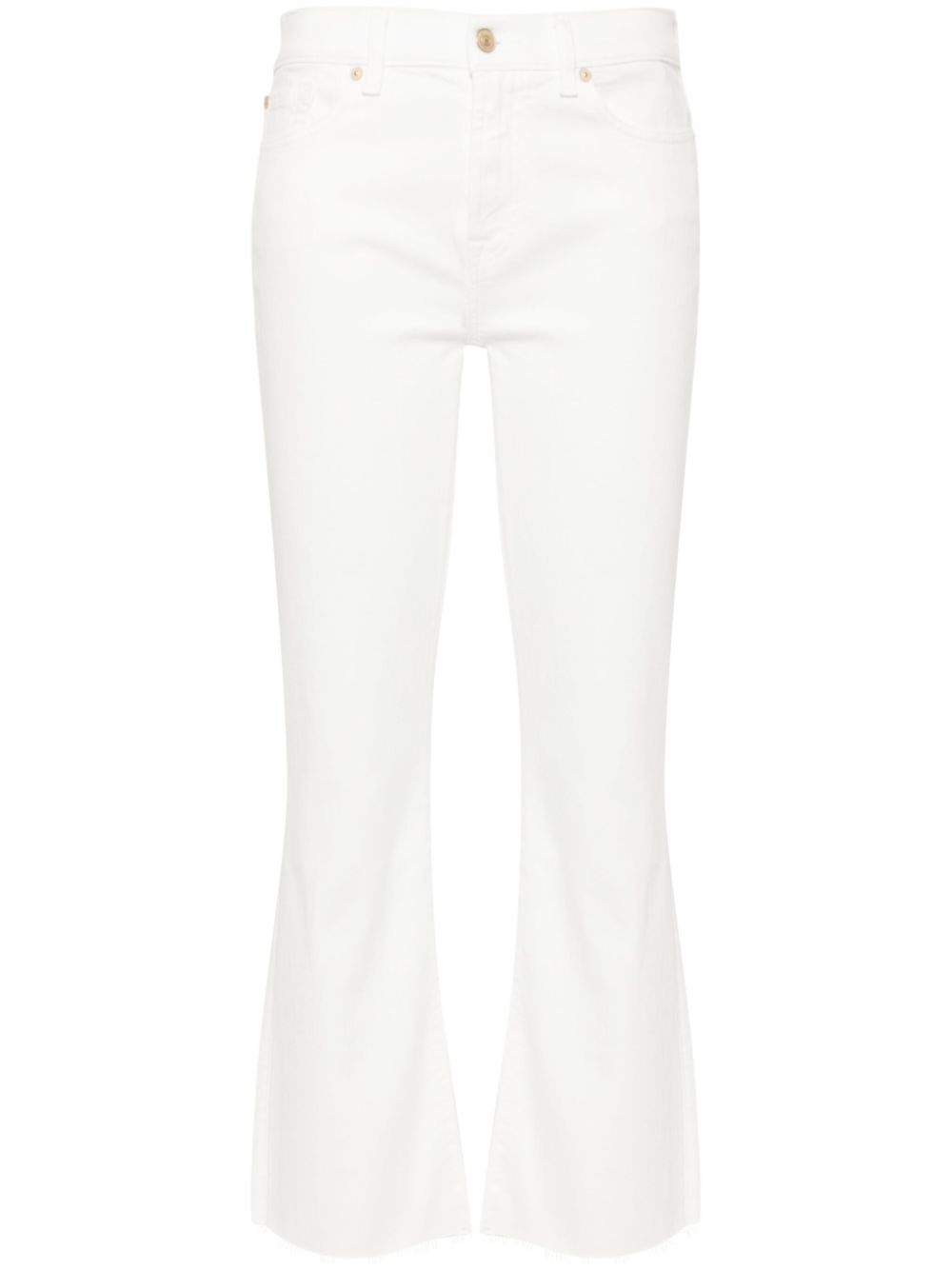 7 For All Mankind  Daisy mid-rise cropped jeans