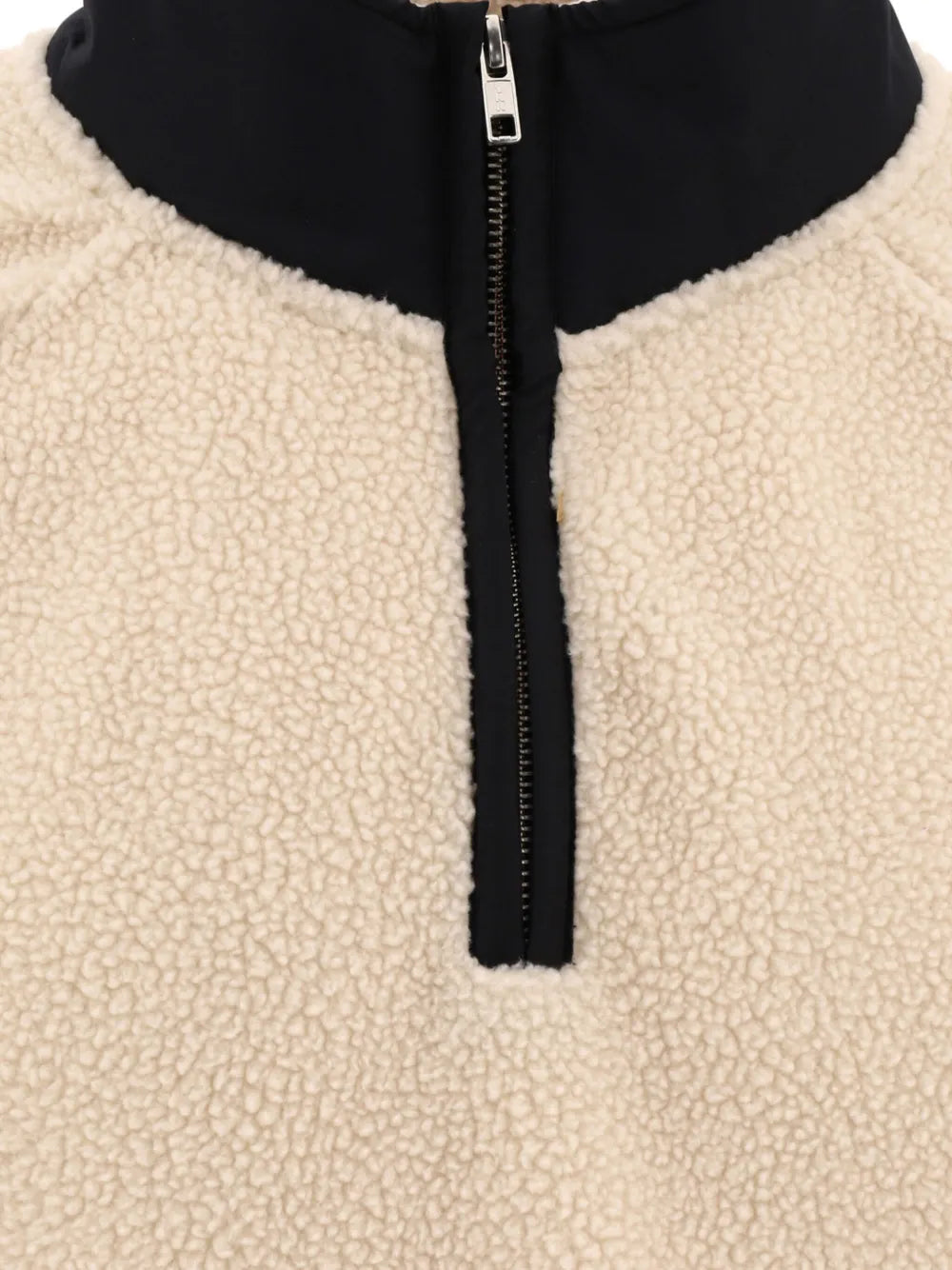A.P.C.  logo-appliqué half-zip sweatshirt