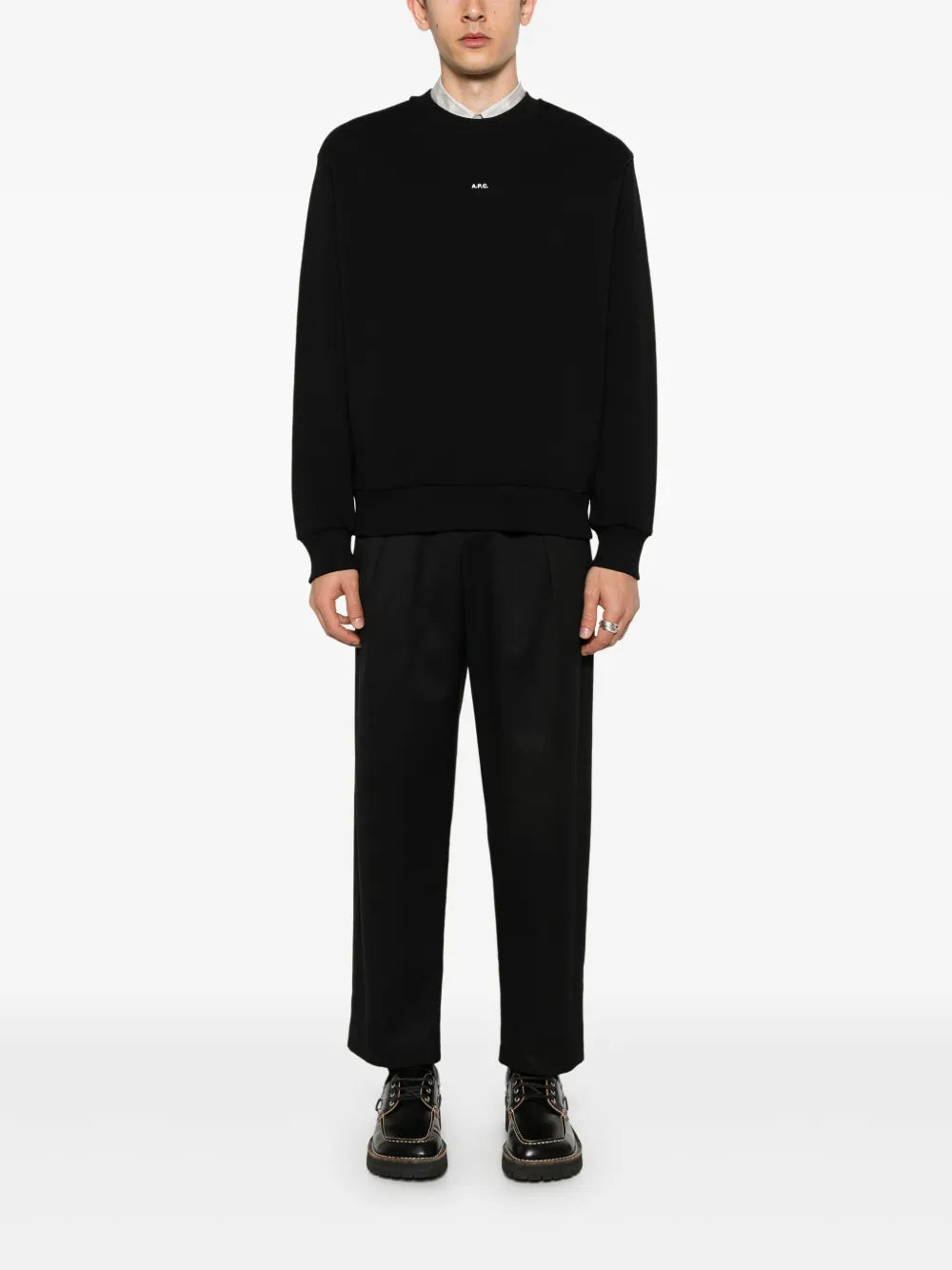 A.P.C.  logo-print cotton sweatshirt