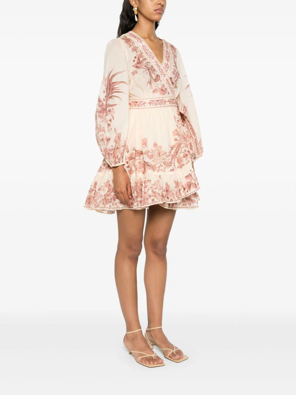 ZIMMERMANN  Waverly wrap mini dress